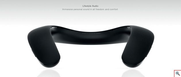 Ασύρματο Ηχείου Λαιμού Bluetooth με Μικρόφωνο, USB & AUX - Neck Speaker Surround Sound