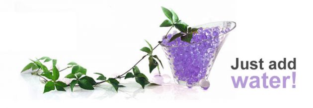 Διακοσμητικές Νερόμπαλες για Βάζα, Φυτά & Λουλούδια - Crystal Soil For Plants and Flower