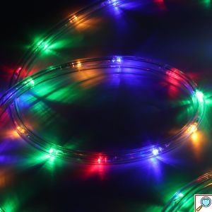 10m Αδιάβροχος Φωτοσωλήνας RGB Ρεύματος με 8 Προγράμματα Φωτισμού