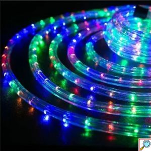 10m Αδιάβροχος Φωτοσωλήνας RGB Ρεύματος με 8 Προγράμματα Φωτισμού