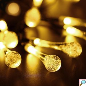 10m Χριστουγεννιάτικη Γιρλάντα με 100 LED Σταλακτίτες Θερμού Λευκού Φωτισμού - Εσωτερικού & Εξωτερικού Χώρου - AIGOSTAR