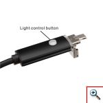 USB Android Ενδοσκοπική Αδιάβροχη Κάμερα Μικροσκόπιο 6x LED για Κινητά Τηλέφωνα OTG 10m