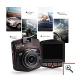Αυτόνομη HD Κάμερα Καταγραφικό Αυτοκινήτου με Oθόνη 2,7'' Φακό 170ᵒ & Ανίχνευση Κίνησης