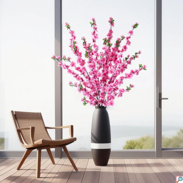 120cm Τεχνητό Διακοσμητικό Φυτό Ροδακινιά