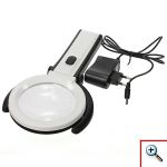 Μεγεθυντικός Φακός 12cm Επιτραπέζιος & Χειρός με Ισχυρό Led Φωτισμό 