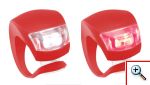 Αδιάβροχα Φωτάκια Ποδηλάτου LED από Σιλικόνη - Silicone LED Bike Light-2 pack