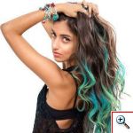Κιμωλίες Μαλλιών Rainbow Hair Chalk - Σετ 12 χρωμάτων