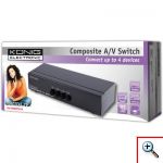 RCA AUDIO/VIDEO SWITCH 4 σε 1 KONIG