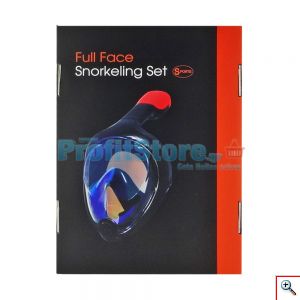 Sub Full Face Snorkel Mask Xifias 855 BLUE - Ολοπρόσωπη Μάσκα με Αναπνευστήρα και Βάση για Action Camera