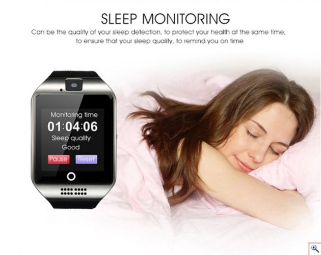Smart Watch - Ρολόι Κινητό Τηλέφωνο με Οθόνη Αφής, Κάμερα & Ελληνικό Menu