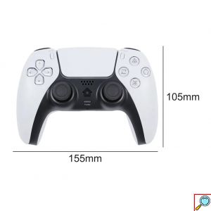 Ασύρματο Χειριστήριο για Κονσόλα PS4 σε Λευκό με Μαύρο Χρώμα Wireless P-5 BOROFONE