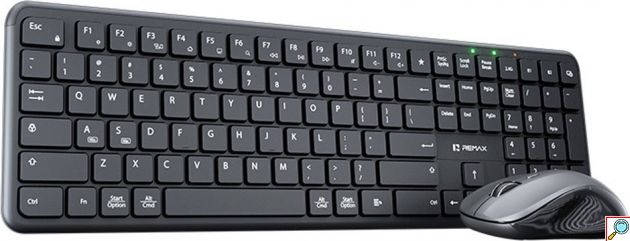 Ασύρματο Σετ Πληκτρολόγιο & Ποντίκι Remax – Dual Bluetooth/2.4G - 1600 DPI, Λεπτός Σχεδιασμός, Εργονομικό, Για PC & Laptop