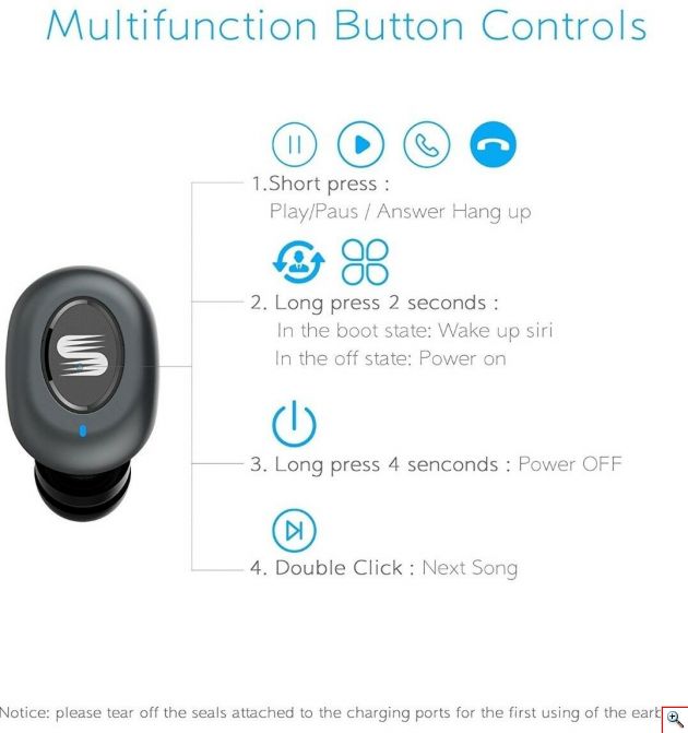 Μίνι Ασύρματα Bluetooth Ακουστικά - Ψείρες με Θήκη Φόρτισης - Bluetooth Headset Q10