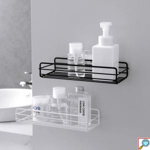 Επιτοίχιο Αυτοκόλλητο Μεταλλικό Ραφάκι Μπάνιου - Κουζίνας