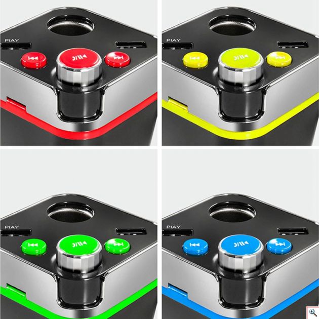 Ασύρματος Πομπός Αυτοκινήτου Bluetooth USB/SD MP3 Player & Διπλός Φορτιστής Dual USB 5V για Ποτηροθήκη - Cup Holder Car FM Transmitter