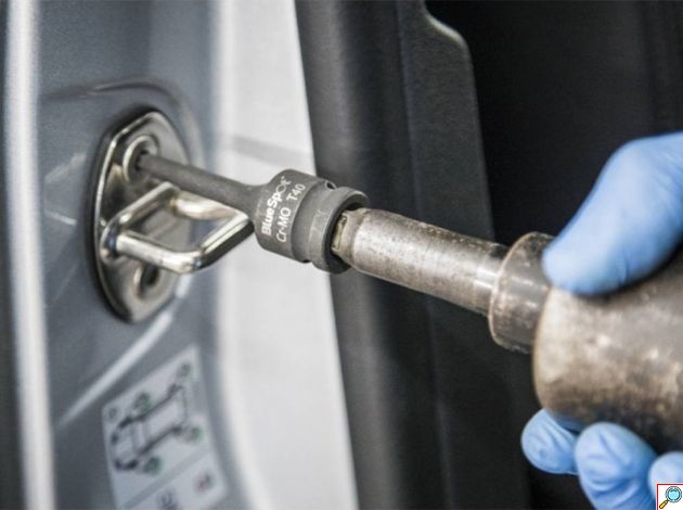 Σετ Μύτες Torx Αέρος T30-T80 8τμχ με Αντάπτορα 1/2