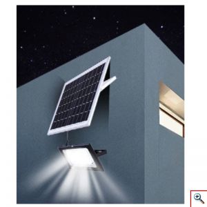 Στεγανός Ηλιακός Προβολέας IP67 Ισχύος 120W με Τηλεχειριστήριο σε Μαύρο χρώμα F0-T8120