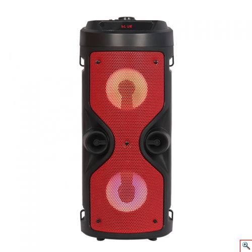 Ασύρματο Ηχοσύστημα Bluetooth με LED Φωτισμό USB/SD/AUX/FM Radio & Mic Karaoke - Ηχείο Multimedia Player με Τηλεχειριστήριο