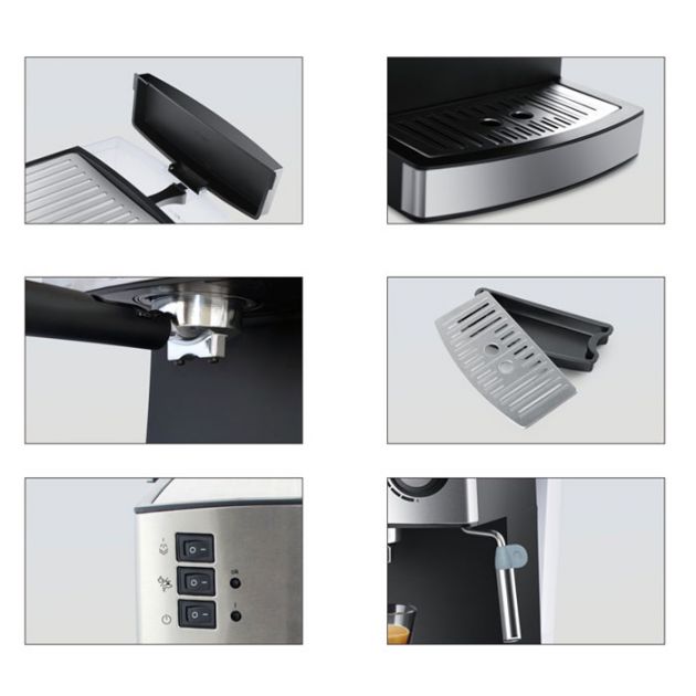 Mηχανή Espresso - Cappuccino - Καφετιέρα 15bar 850W