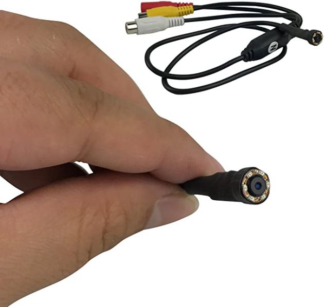 Ultra Mini Κρυφή Κάμερα Παρακολούθησης 2.0MP 5x0.6cm - CCTV Mini Spy Camera - Καταγραφή Ασπρόμαυρης Εικόνας & Ήχου