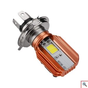 Compact Λαμπτήρας - Λάμπα Μοτοσυκλέτας H4 με 2 Σκάλες LED 6500K 20W & Ενσωματωμένο Ανεμιστήρα