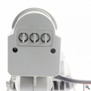 LED Αδιάβροχος Προβολέας 20W Εξωτερικού Χώρου Ψυχρού Φωτισμού με Αισθητήρα Κίνησης & Φωτός & Χρονοδιακόπτη