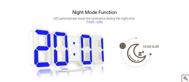 Επιτραπεζιο Ρολόι & Ξυπνητήρι LED - Mini Clock