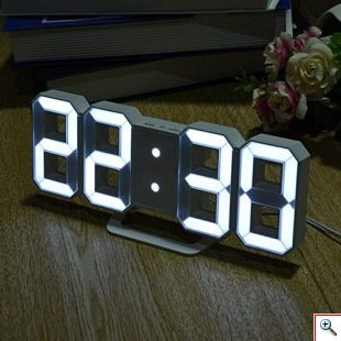 Επιτραπεζιο Ρολόι & Ξυπνητήρι LED - Mini Clock