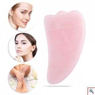 Ρολό & Πέτρα Σετ Νεφρίτη για Μασάζ Προσώπου - Anti-aging Facial Massgae Gift Set 