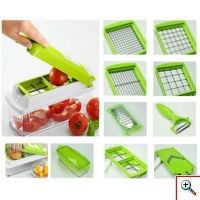1 SEC SLICER Ανωξείδωτος Πολυκόφτης Φρούτων και Λαχανικών και δώστε τέλος στα κοψίματα από τα μαχαίρια και στην ταλαιπωρία της κουζίνας!