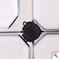 DIY Υφασμάτινη Αυτοσχέδια Ντουλάπα με Μαγνήτες - 8 Κύβοι 35cm - Cube Organizer Systems Σχέδιο Μπεζ Ξύλο