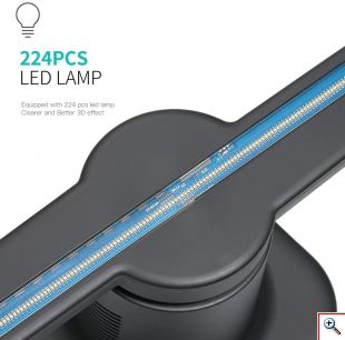 3D Ολογραφική Οθόνη LED για Προβολή Φωτογραφιών & Βίντεο - Holographic Advertising Machine