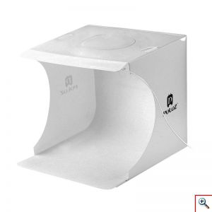 Puluz PU5137 Μίνι Αναδιπλούμενο Φωτογραφικό Στούντιο Προϊόντων με 6 Σκηνικά & LED Φωτισμό 20x20x20cm