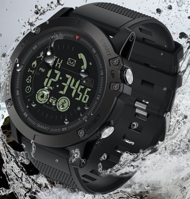 Αδιάβροχο Sport Smartwatch LCD Ρολόι Bluetooth Activity Tracker με Βηματομετρητή, Θερμιδομετρητή, Ειδοποιήσεις Κινητού & Εφαρμογή App