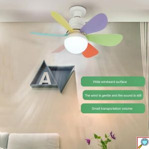 2 σε 1 Ανεμιστήρας Οροφής και Λάμπα LED με Τηλεχειριστήριο 40 W - Ε27