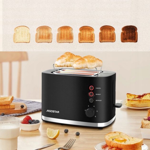 Φρυγανιέρα 2 Θέσεων Aigostar Energy 800W – 6 Επίπεδα Ψησίματος, Απόψυξη, Αναθέρμανση & Αποσπώμενος Δίσκος Φρυγανιέρα 2 Θέσεων Aigostar Energy 800W – 6 Επίπεδα Ψησίματος, Απόψυξη, Αναθέρμανση & Αποσπώμενος Δίσκος