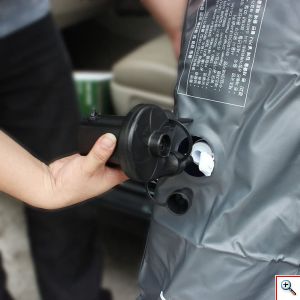 Ηλεκτρική Τρόμπα Αέρος 12V Αναπτήρα Αυτοκινήτου με Φούσκωμα & Ξεφούσκωμα για Στρώματα & Φουσκωτά 400lt/min Αντλία 