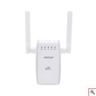 Ασύρματο WiFi N Router/Repeater 300Mbps Andowl - Λευκό