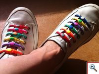 Κορδόνια Σιλικόνης V - Tie σε Διάφορα Χρώματα για τα Παπούτσια σας