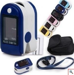 Οξύμετρο Δακτύλου με Οθόνη LED - Fingertip Pulse Oximeter, SpO2 / Heart Rate Sensor JZK-302