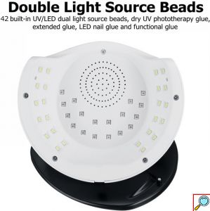 Φουρνάκι Νυχιών Sun T2 UV LED 98W με Χρονοδιακόπτη και Λαβή