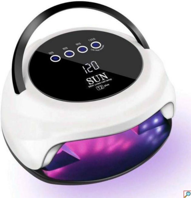 Φουρνάκι Νυχιών Sun T2 UV LED 98W με Χρονοδιακόπτη και Λαβή