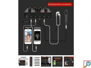 Μίκτης Karaoke Aqta World V9 Plus σε Μαύρο Χρώμα