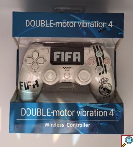Doubleshock FIFA MADRID Ασύρματο Gamepad Χειριστήριο Παιχνιδιών για PS4, PS TV, PS Now με Φωτιζόμενη Μπάρα USB
