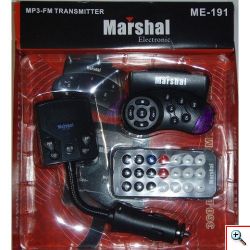 MP3 Player και Αναμεταδότης FM Αυτοκινήτου με Χειριστήριο στο Τιμόνι Marshal ME-191