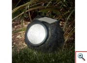 Φωτιστικό Ηλιακής Ενέργειας Σχήμα Βράχου Solar Powered με 4 LED, Outdoor Lights 99002