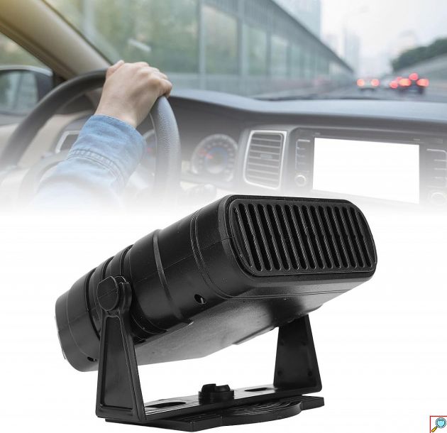 Αερόθερμο Αυτοκινήτου 4 σε 1 120W – Άμεση Θέρμανση & Ξεθάμπωμα - 12V/24V, Περιστροφή 360°, Ανεμιστήρας, Απόψυξη, για Κάθε Όχημα
