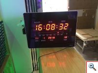 Ψηφιακό Ρολόι - Πινακίδα LED με Θερμόμετρο, Ημερολόγιο - LED Number Clock 2939Α