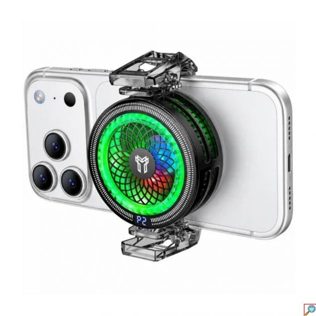 Cooler Κινητού Glacier - RGB Μαγνητική Ψύξη για Gaming με Κλιπ, USB-C 5V/2A, 13.5W Max