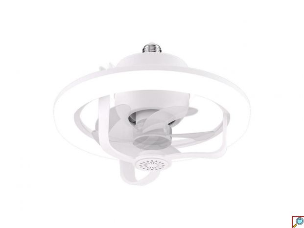 2 σε 1 Ανεμιστήρας Οροφής και Λάμπα LED RGB 500W με Τηλεχειριστήριο 280x180mm 